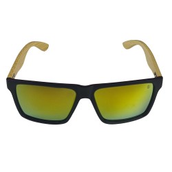 Óculos Geturys – Lente Amarela Armação em Bambu