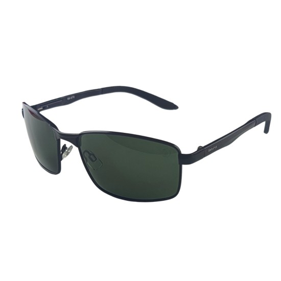 Óculos Geturys Vintage – Lente Preta e Armação Alumínio Quadrado