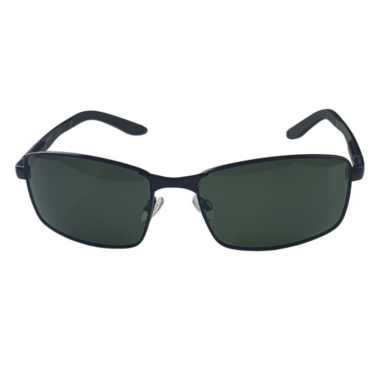 Óculos Geturys Vintage – Lente Preta e Armação Alumínio Quadrado