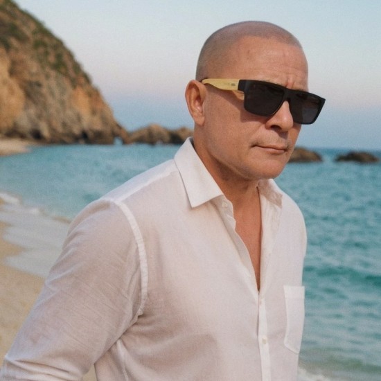 Óculos Geturys – Lente preta e Armação em Bambu natural 